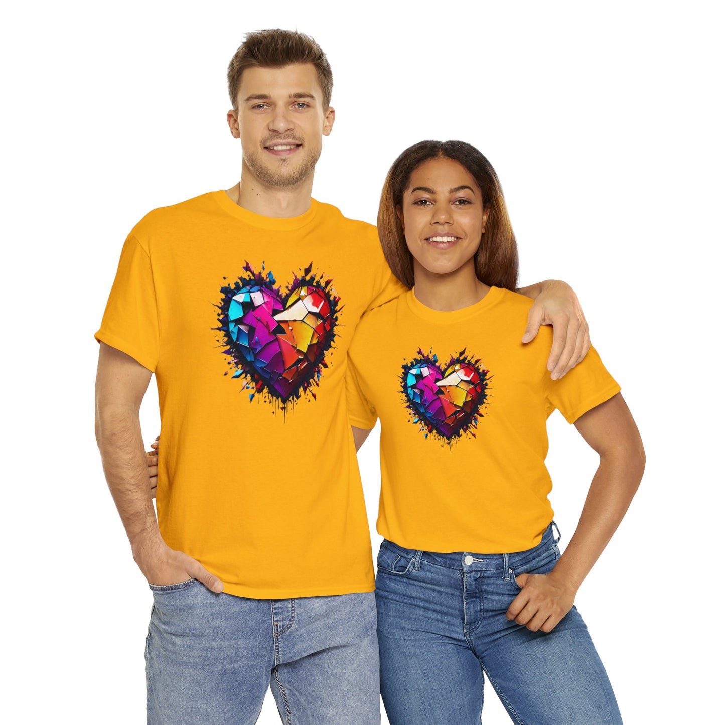 Heart Unisex Heavy Cotton T-Shirt