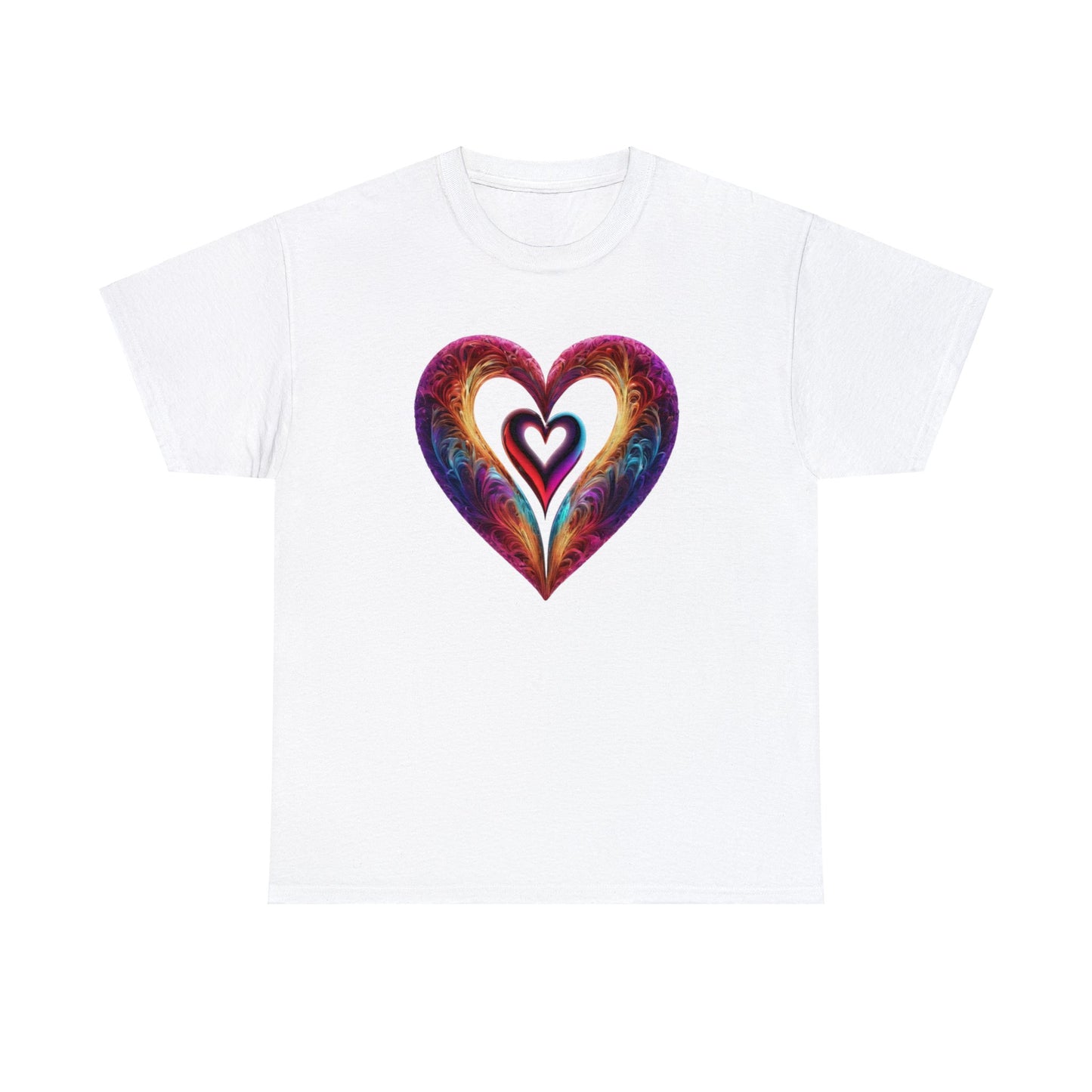 Hearts Unisex Heavy Cotton T-Shirt