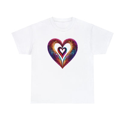 Hearts Unisex Heavy Cotton T-Shirt