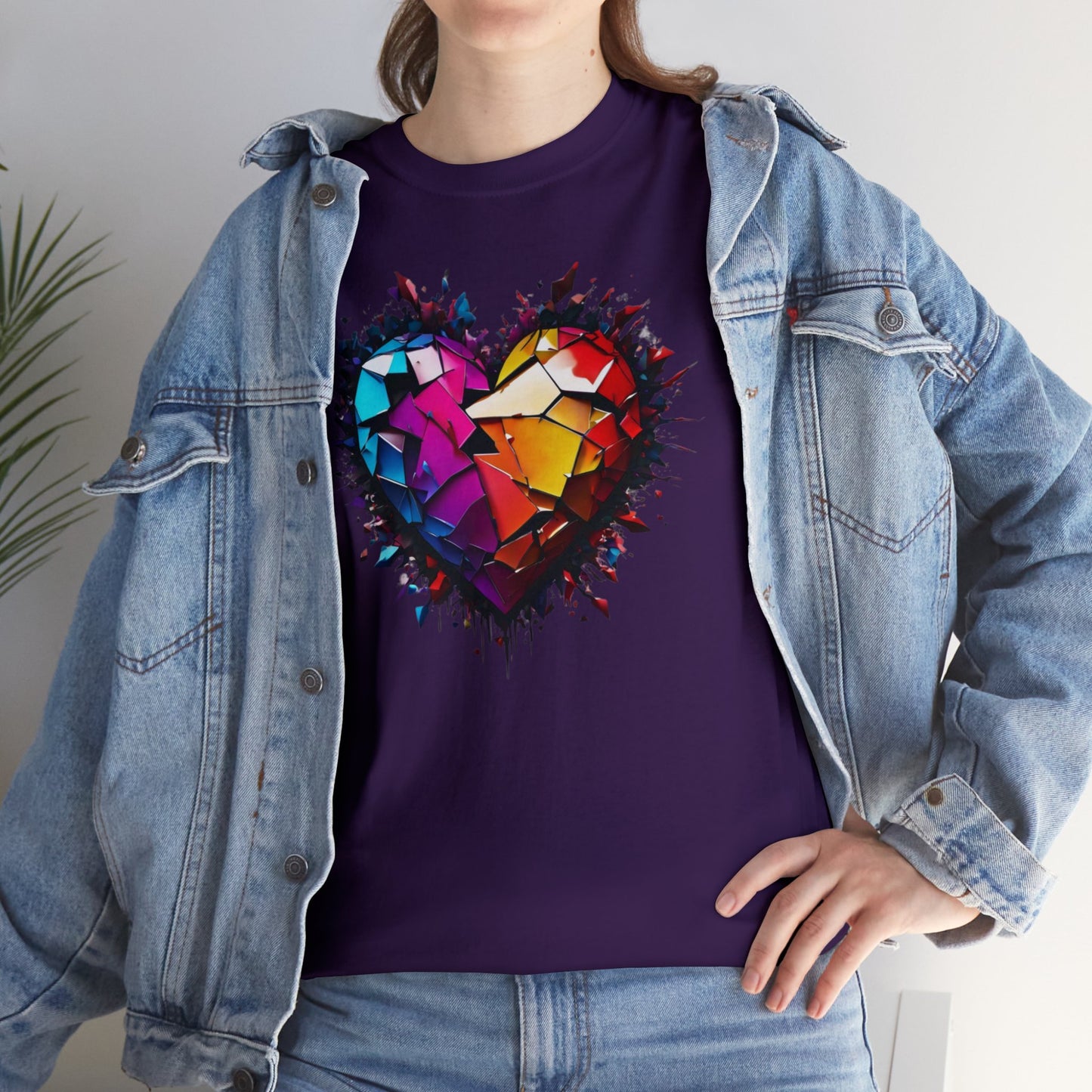 Heart Unisex Heavy Cotton T-Shirt