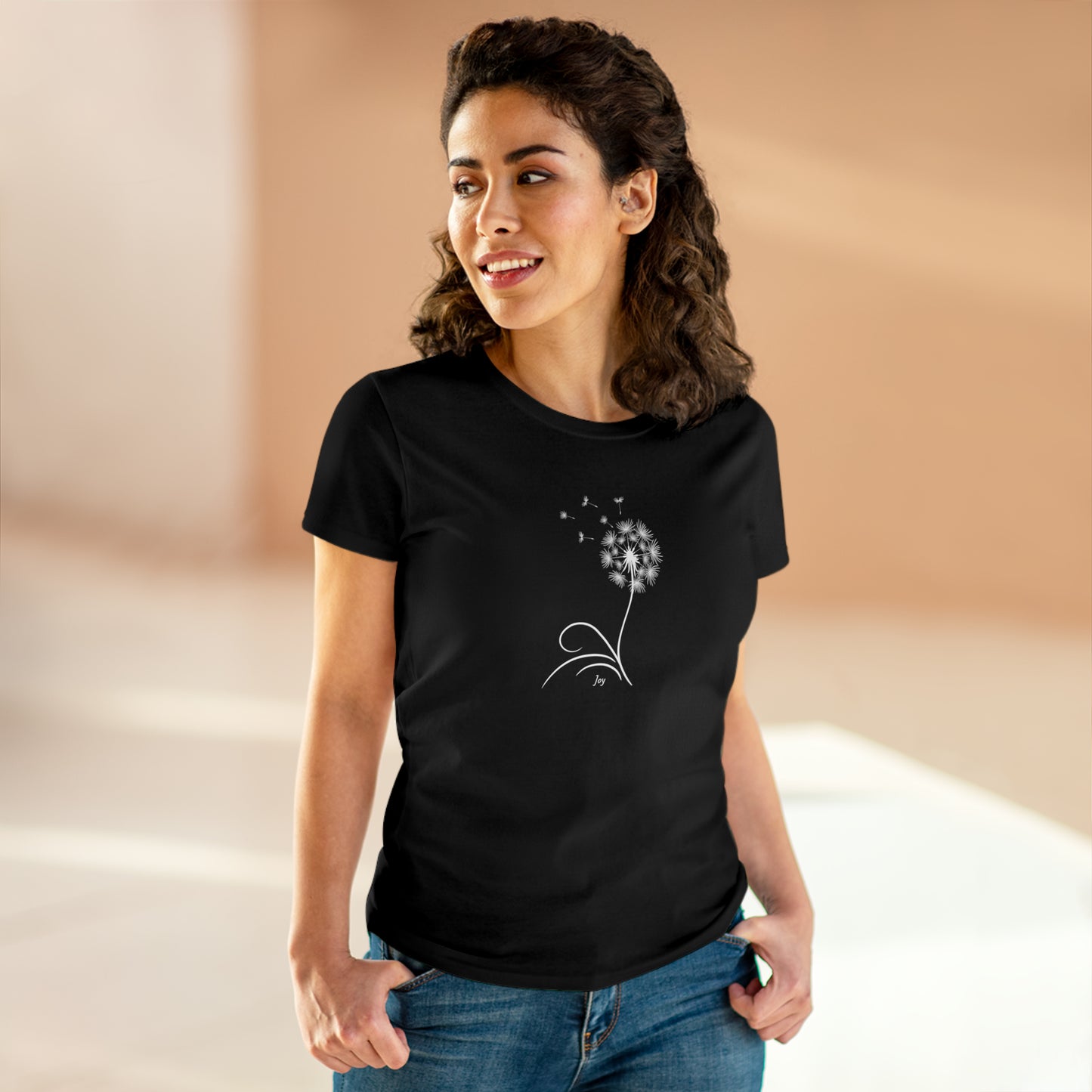 Dandelion - Joy - Women's Midweight Cotton Tee