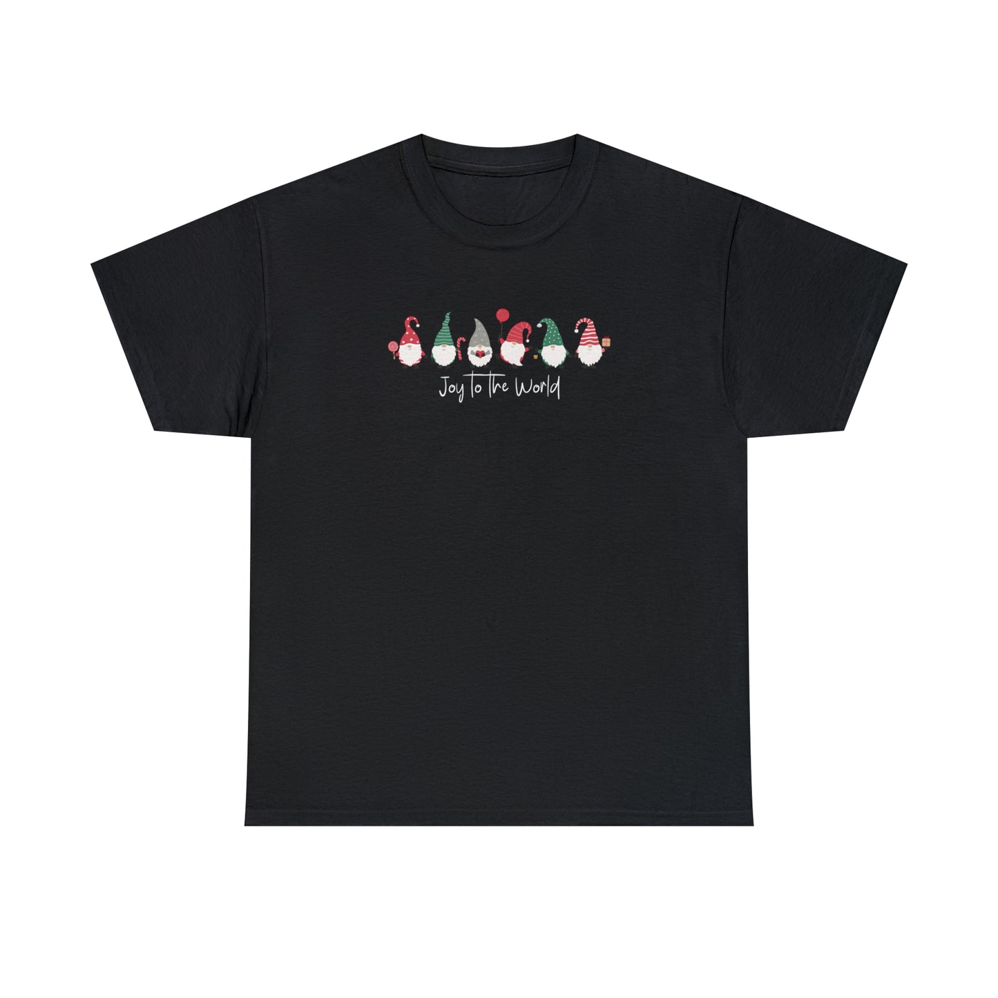 Merry Christmas Gnomes - Unisex Heavy Cotton Tee