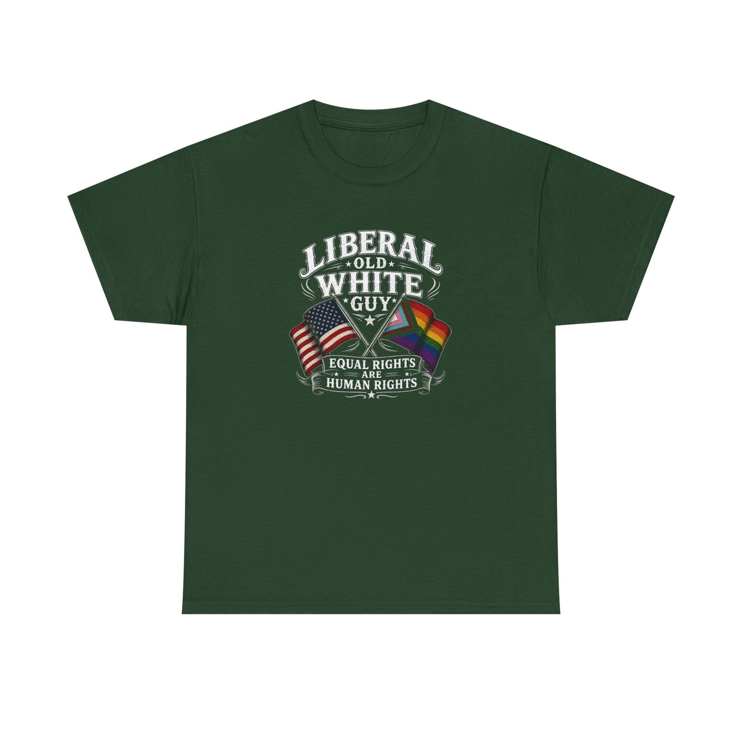 Liberal Old White Guy Unisex Heavy Cotton Tee