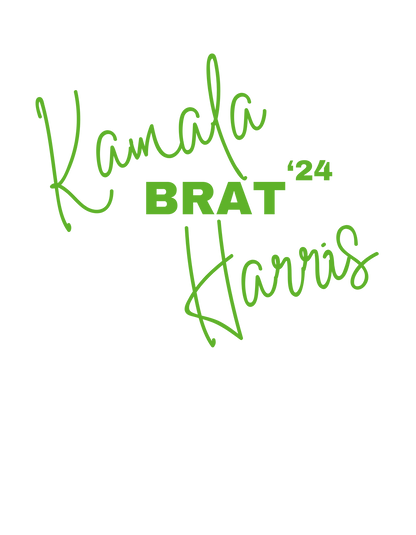 "BRAT" Kamala Harris - Unisex Heavy Cotton Tee