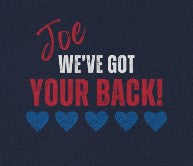 Joe, We've Got Your Back - Unisex Heavy Cotton Tee