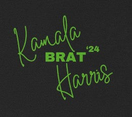 "BRAT" Kamala Harris - Unisex Heavy Cotton Tee