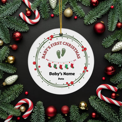 Personalized  - Baby's First Christmas