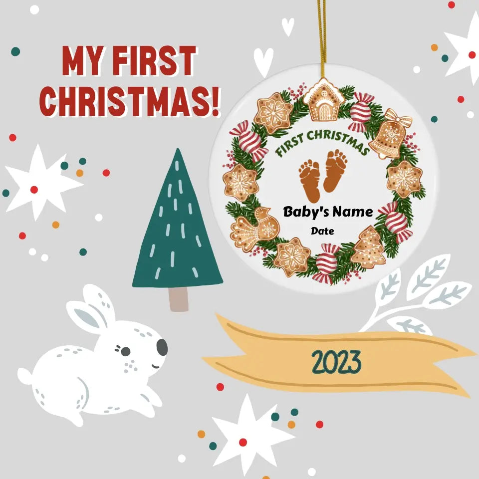 Personalized  - Baby's First Christmas