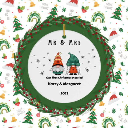 Personalized  - First Christmas Married