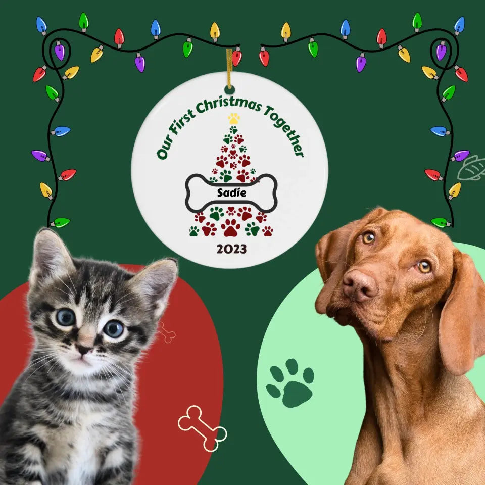 Personalized  - Pet First Christmas